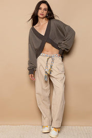 Reversible French Terry Pullover by POL TKT631 - Robin Boutique-Boutique 