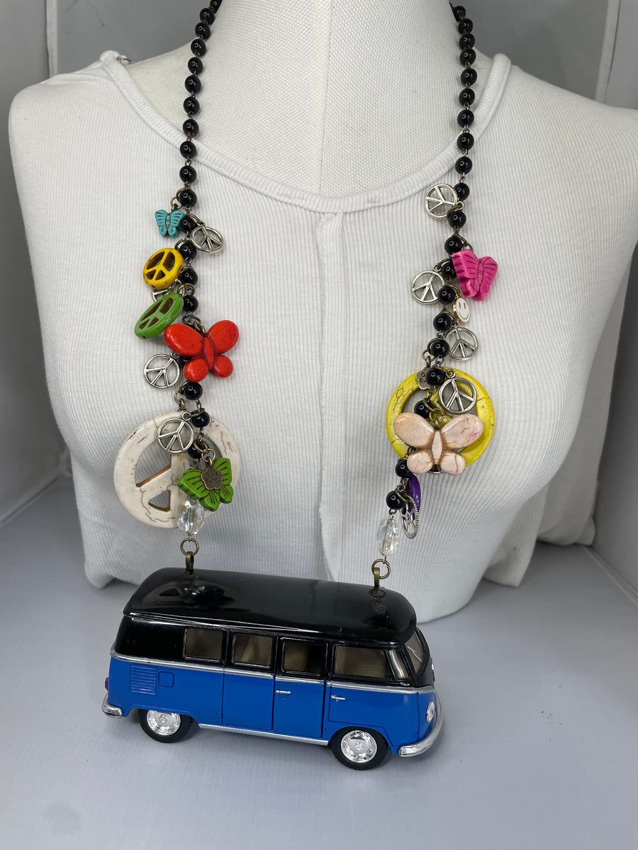 Vintage VW Bus Necklace by Gina