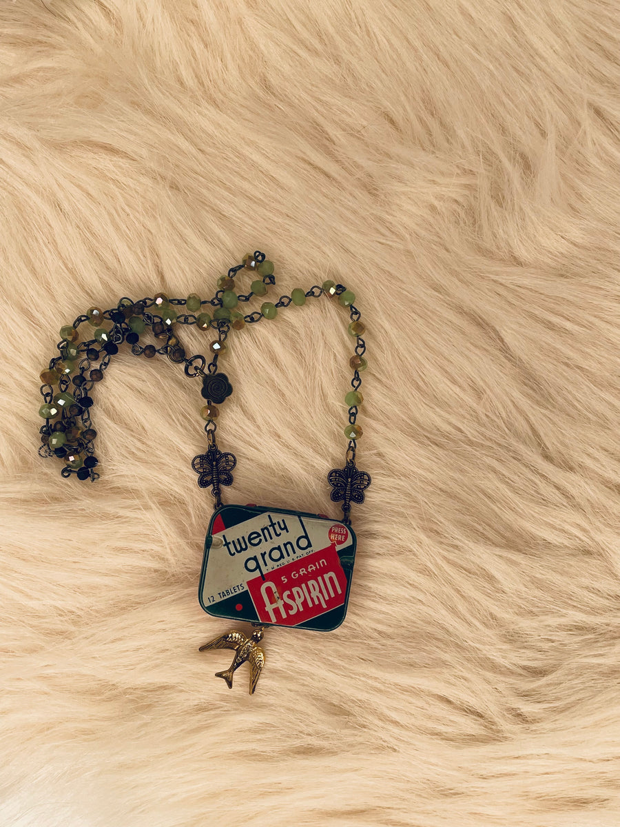 Nutmeg Tin Necklace by Gina