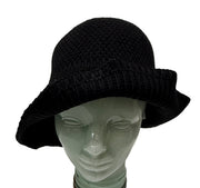 C.C. Beanie Knit Bucket Hat with Back Bow Robin Boutique