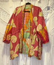 Kantha Shortie Kimono #200 by Kantha Bae