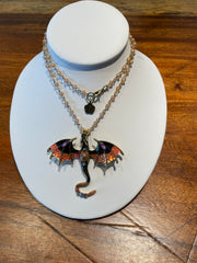Flying Dragon Necklace by Gina