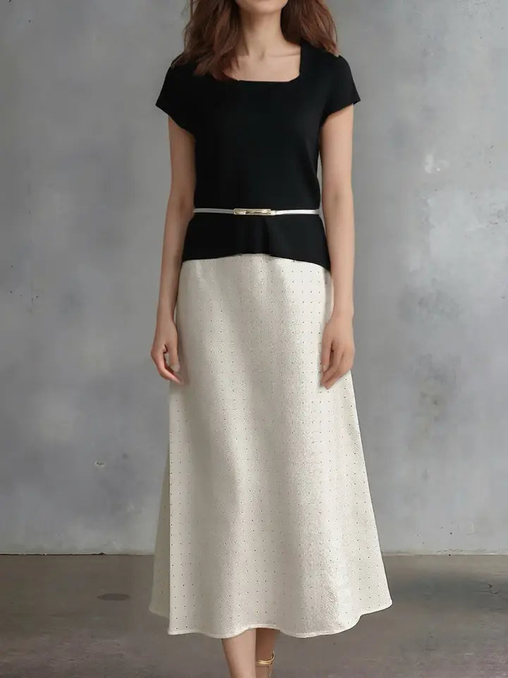 Pleated Short Sleeve Top by EllyNDale