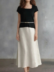 Pleated Short Sleeve Top by EllyNDale