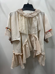 Lacey Crochet Dream Shrug by Paper Lace