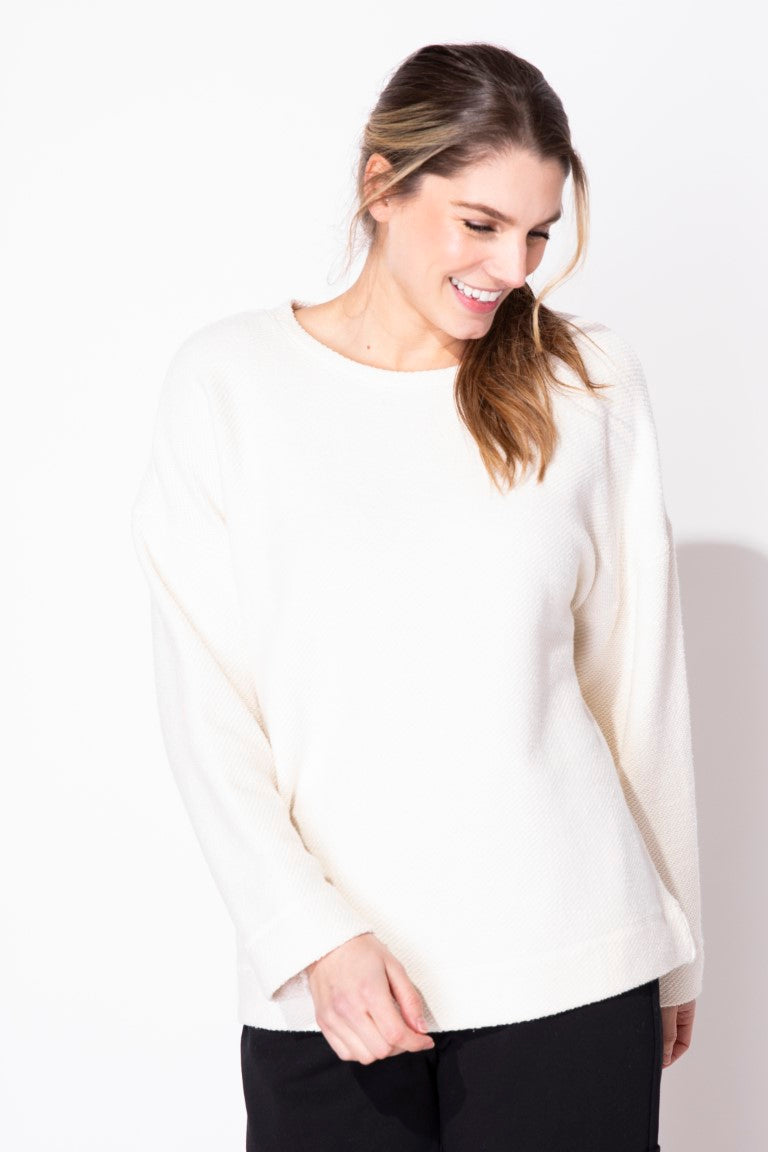 Cool Breeze Sundown Loopy Terry Pullover by Escape