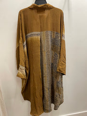 Crepe Sari Free To Be Longsleeve Maxi #015 by Kantha Bae
