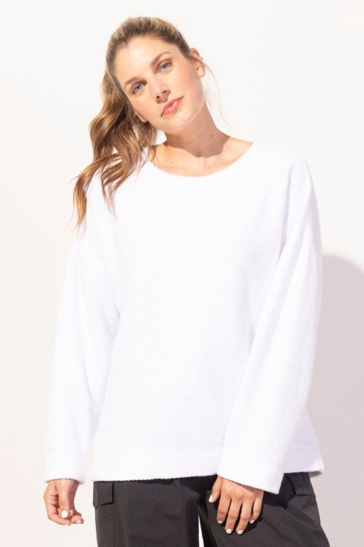 Cool Breeze Sundown Loopy Terry Pullover by Escape