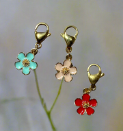 Gold Plated Flower Charms Robin Boutique