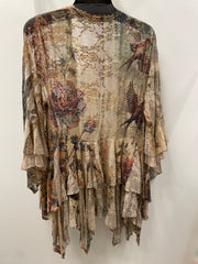 All Lace Cardigan in Vintage Bird by Origami