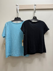 Solid Short Sleeve V-Neck Tee by Escape 10000
