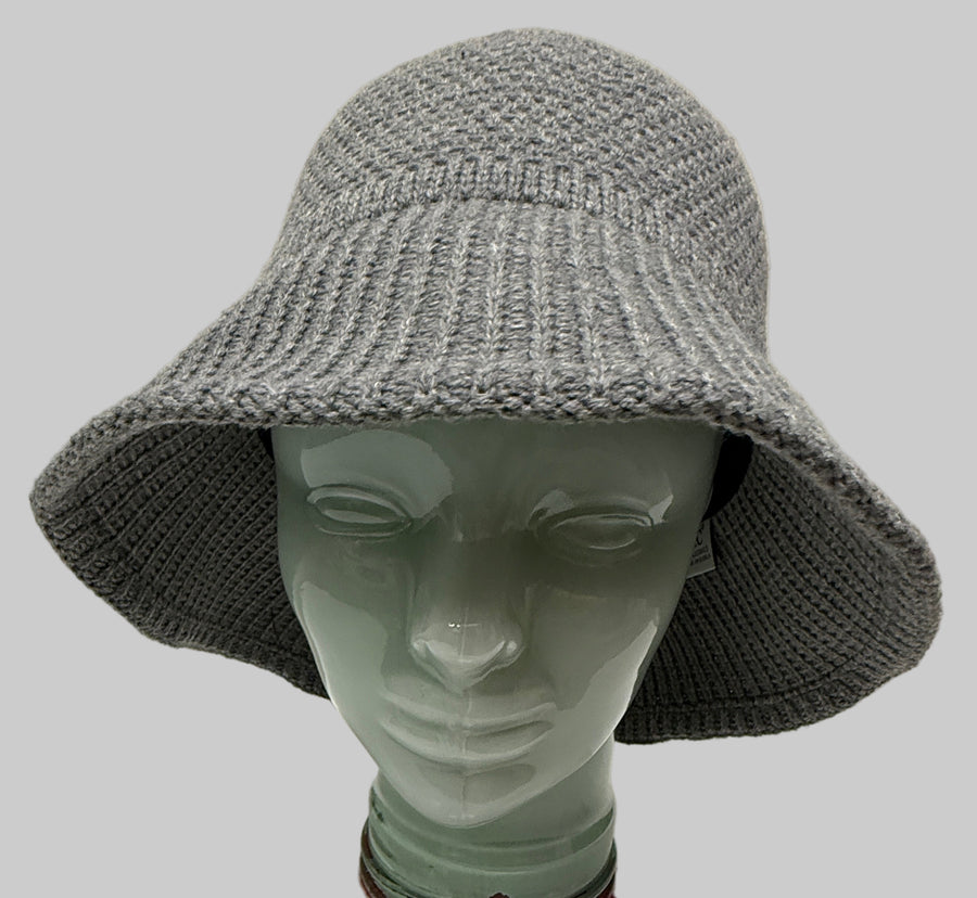 C.C. Beanie Knit Bucket Hat with Back Bow Robin Boutique