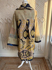 Fine Kantha Drifter Coat #215 by Kantha Bae