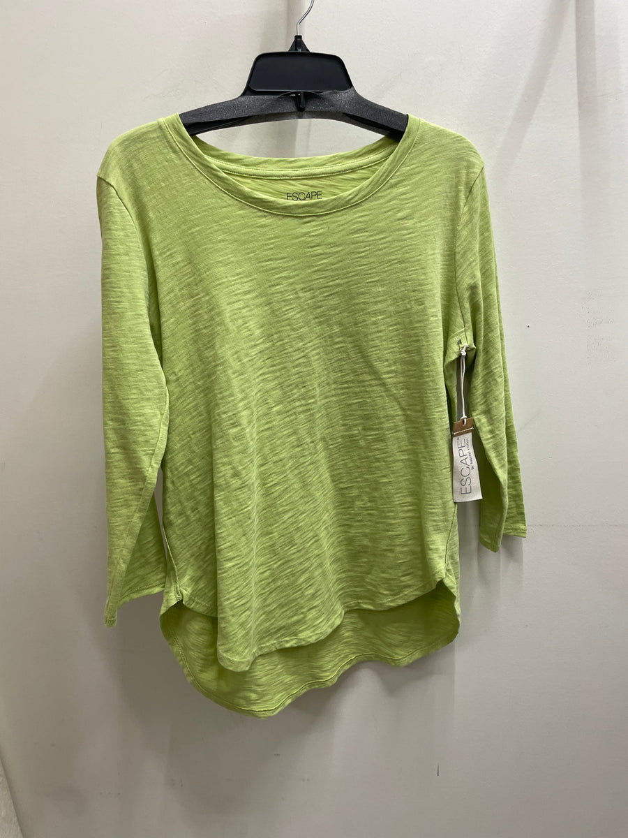 Solid Cotton Slub High-Lo Tee by Escape by Habitat 10004 Robin Boutique