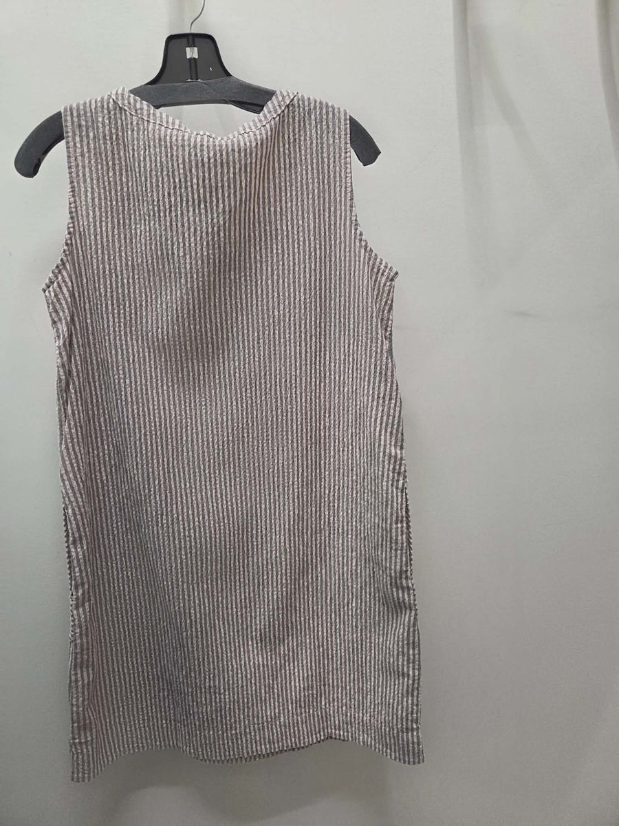 Blush Breeze Linen Shift Dress