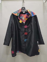 Reversible Raincoat in Vibrant Contemporary Colors