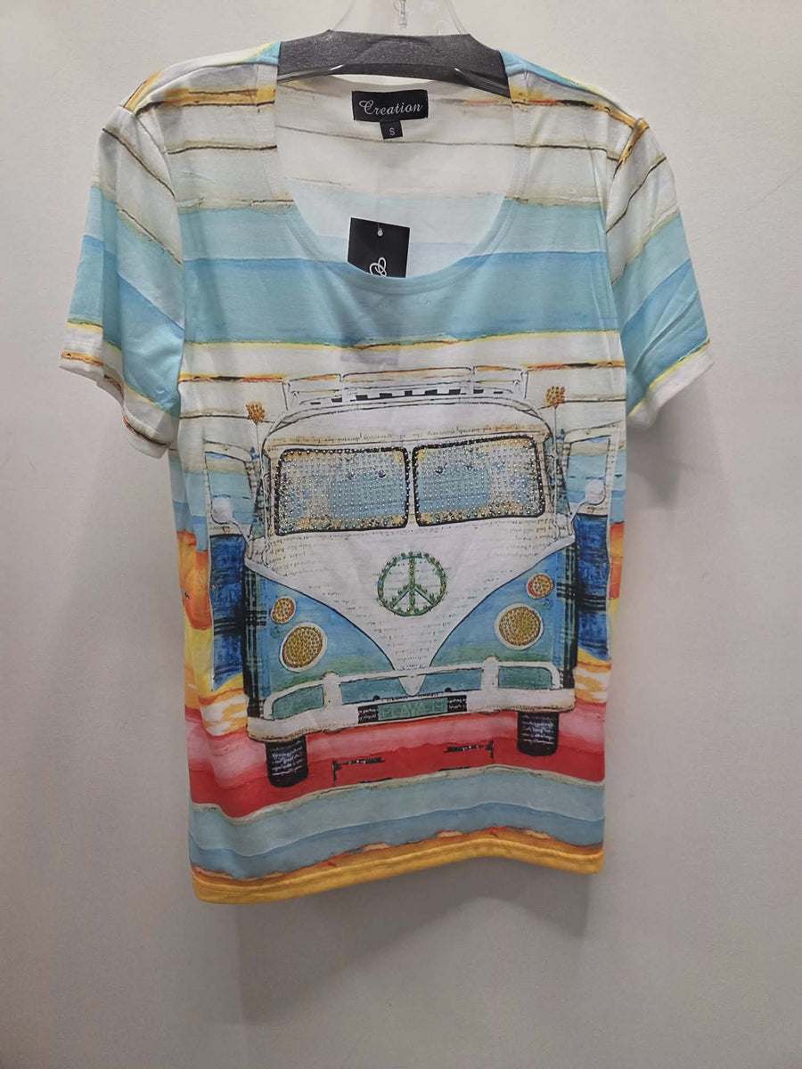 Vw Bus Tee by Creations Robin Boutique