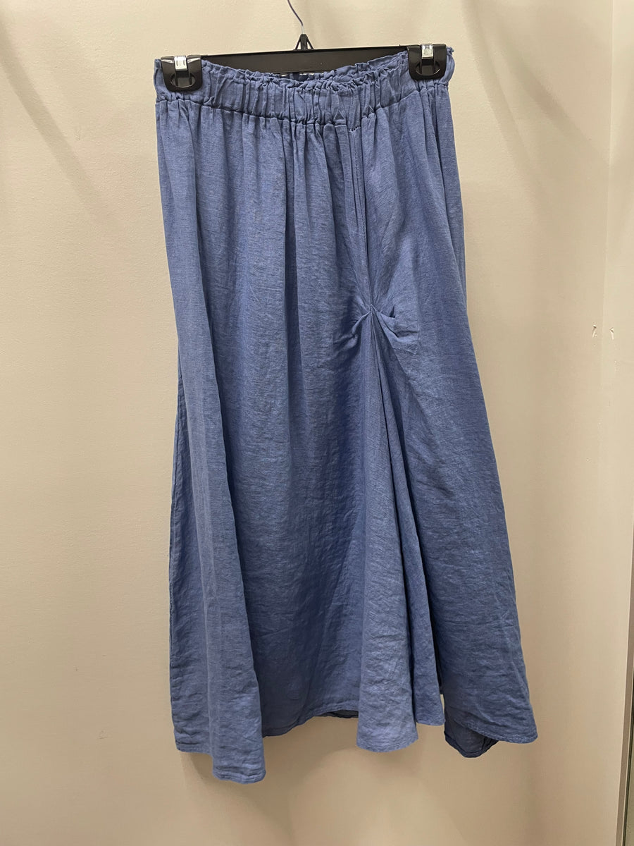 Pinched Midi Skirt