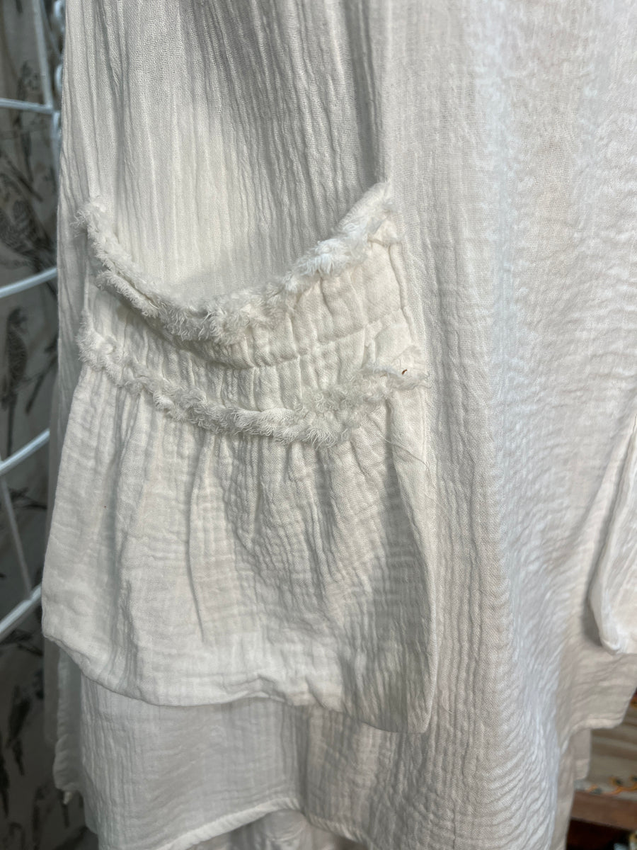 Gauze Pocket Tunic by The Paper Lace