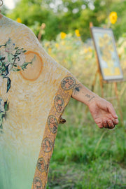 Additional view of I Paint My Dream Bohemian Van Gogh Goddess Starduster Kimono from Robin Boutique.