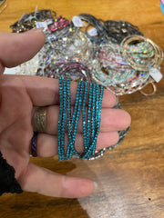 Rhinestone Tennis Stretch Bracelets