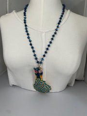 Peacock Necklace by Gina