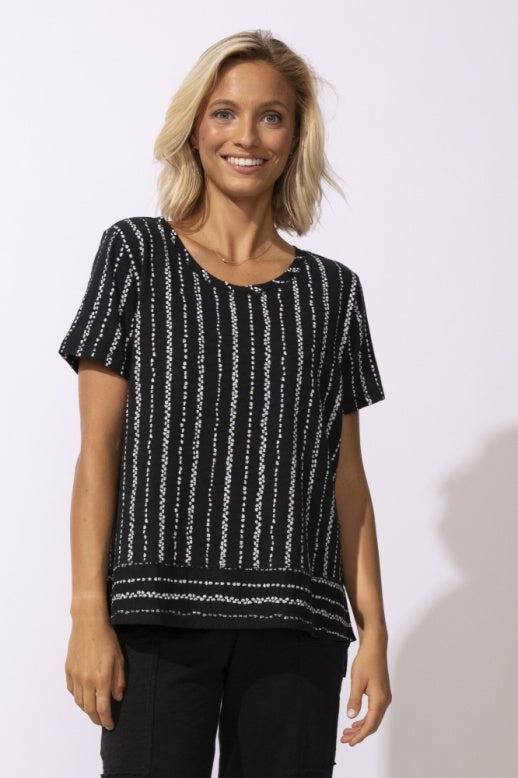 Driftwood Stripe Dockside Tee by Escape by Habitat 11520 Robin Boutique