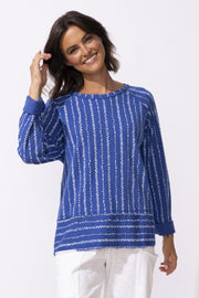 Driftwood Stripe Lookout Pullover by Escape by Habitat 11521 Robin Boutique