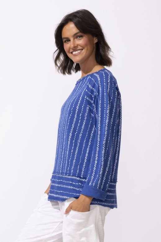 Driftwood Stripe Lookout Pullover by Escape by Habitat 11521 Robin Boutique