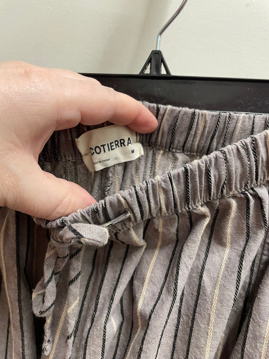 Gathered Cotton Wide Leg Pant by Cotiera Rae Mode CP6047 Robin Boutique