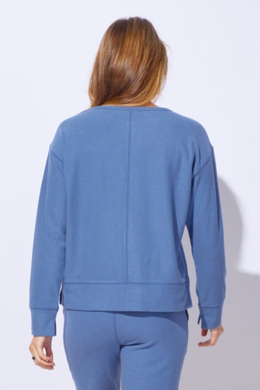 Butter Rib Knit Snuggly Pullover by Escape