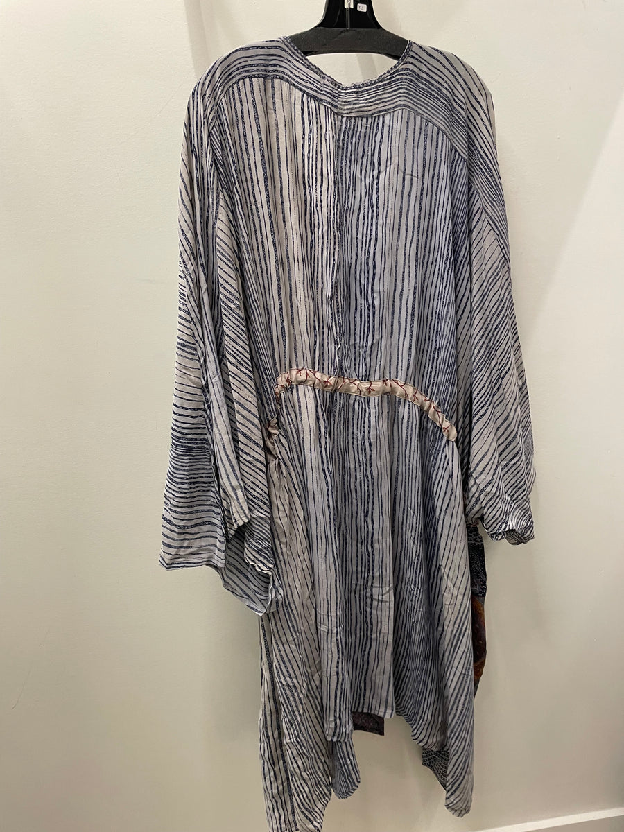Additional view of Sacred Split Tunic #351 by Kantha Bae from Robin Boutique.