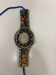 Embellished Fabric Watch Cuff by IPNG Design