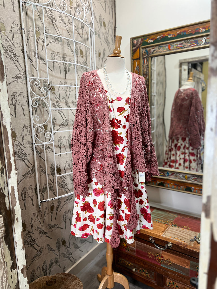 Loretta Dress in American Rose Print by Effie's Heart