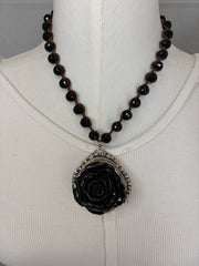Midnight Rose Necklace