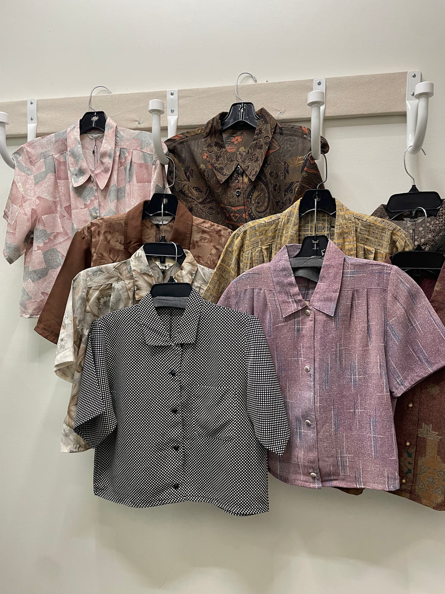 Reworked Flowy Crop Button Down #114