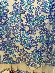 Flounce Skort in Coral Blues by Lulu-B
