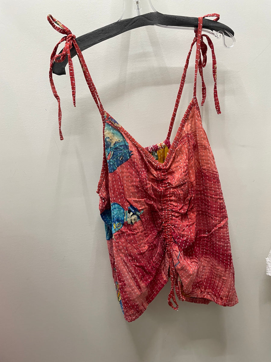 Kantha Butterfly Tank #81 by Kantha Bae One Size