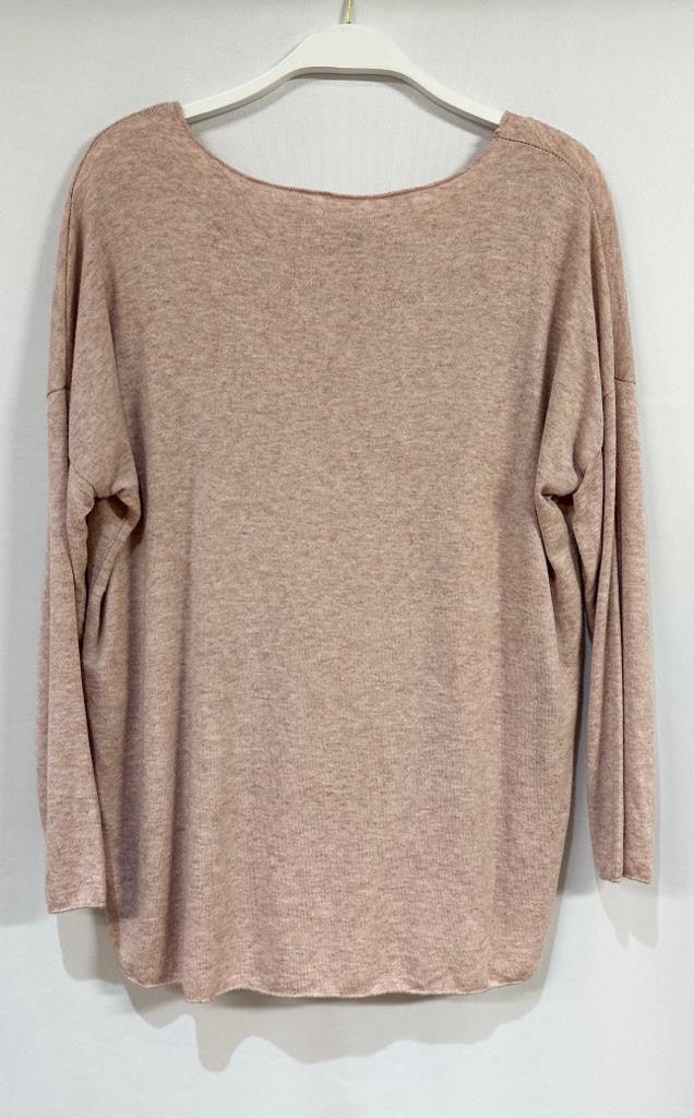 Drapey V-Neck Sweater by Venti6 900657 - Robin Boutique-Boutique 