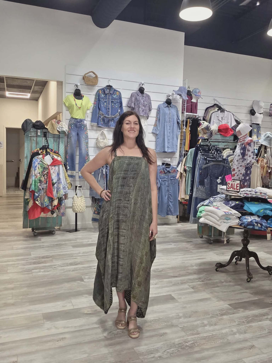 Duality Silk Gonna Shine Maxi Dress #267 by Kantha Bae
