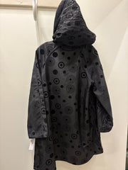 Midnight Dots Reversible Rain Coat