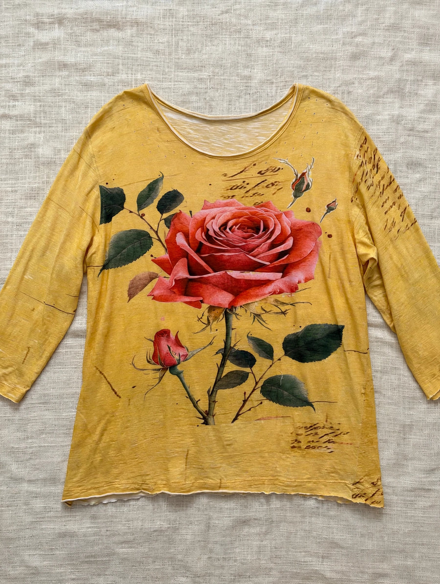Driftwood Day Rose Tee by Paper Lace