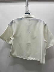 Reworked Flowy Crop Button Down #125