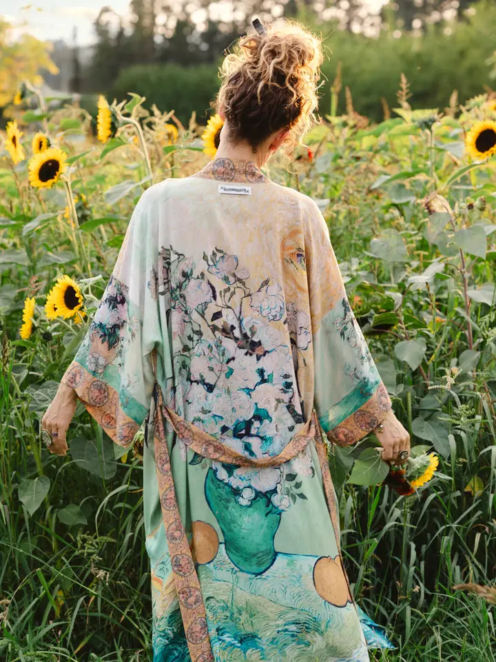 I Paint My Dream Opera Robe Duster Kimono by Market Of Stars