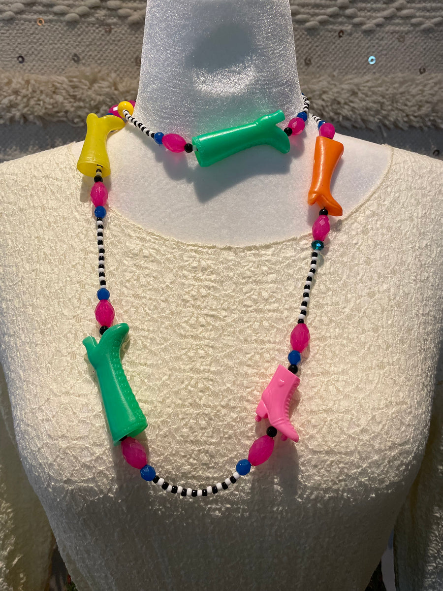 Barbie Boot Necklace by The Vintage Jewel