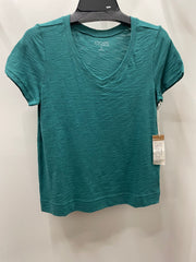 Solid Short Sleeve V-Neck Tee by Escape 10000