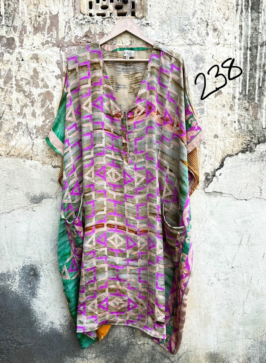 Silk Midi Muu #238 by Kantha Bae