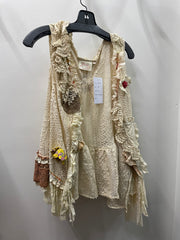 Lacey Floral Dream Vest by Paper Lace