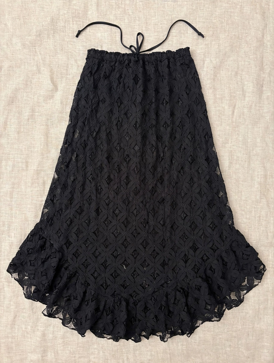Wild Rose Crochet Skirt by Kantha Bae