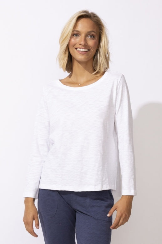 Additional view of Easy Breezy Slub Tee by Escape by Habitat from Robin Boutique.